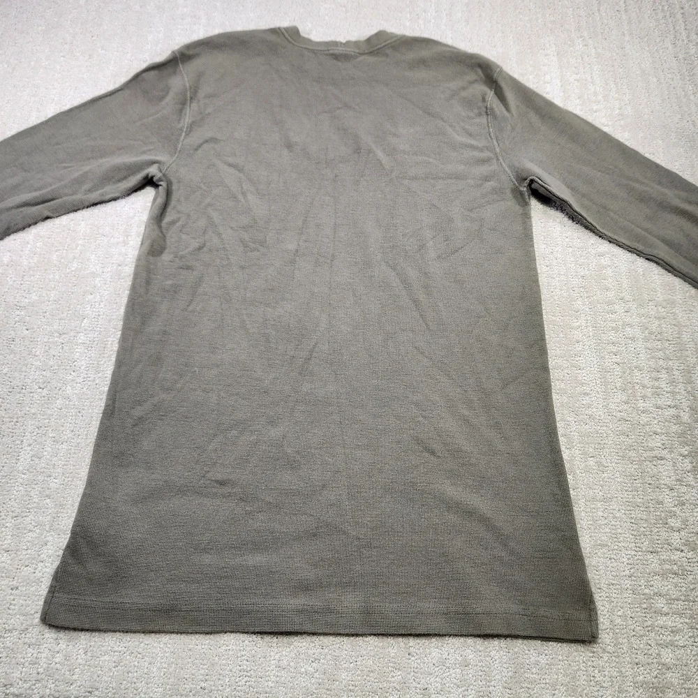 Vintage Carhartt Shirt Men Large Tall Thermal Waffle Knit Workwear Green Y2K - Picture 6 of 10